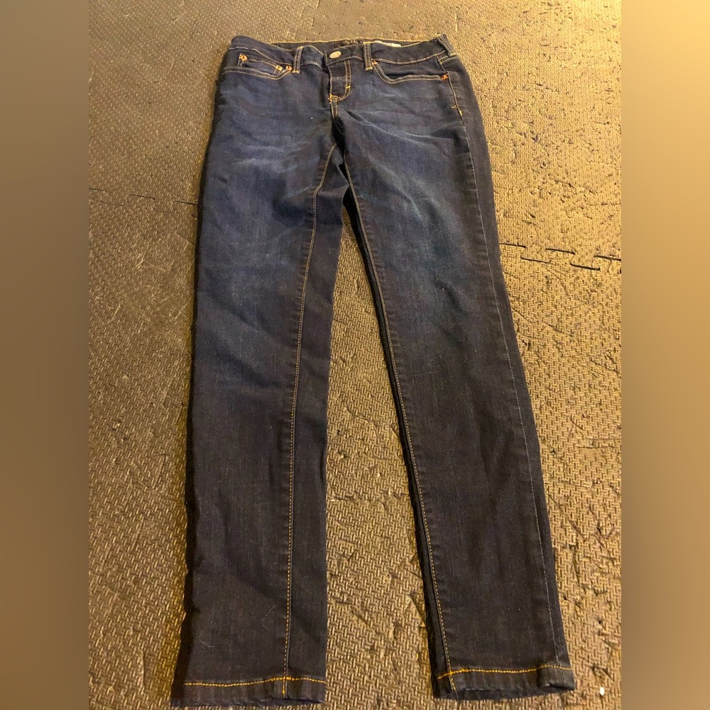 Dark wash denim jeans
